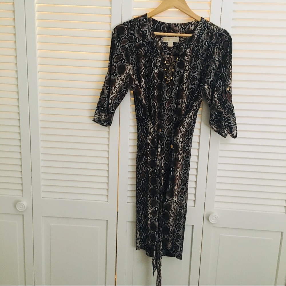 MK Snake Print Dress